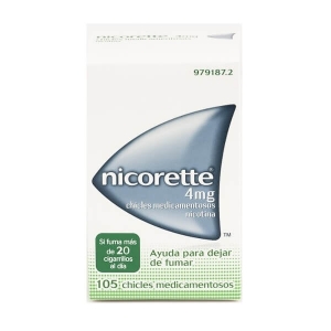 NICORETTE 4 MG 105 CHICLES