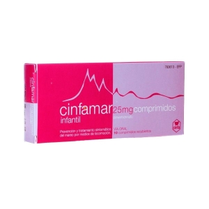 CINFAMAR INFANTIL 25 MG 10...