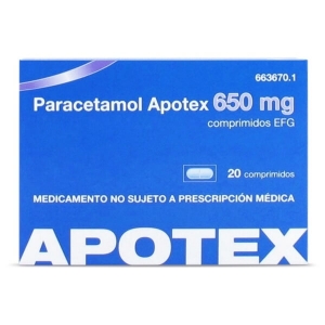 PARACETAMOL APOTEX EFG 650...