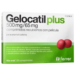GELOCATIL PLUS 500MG / 65MG...
